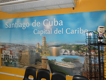 Further afield in Santiago de Cuba, the same relentless drive to promote the cause was obvious