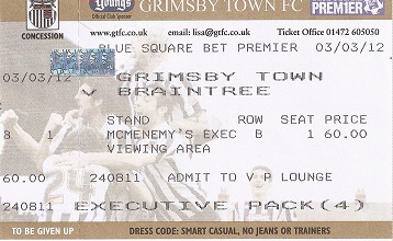 GTFC v Braintree Ticket