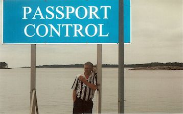 Mattie with the Logistics Director.