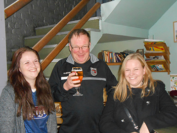 Lord of the Manor 'Ray' with daughter Charlotte