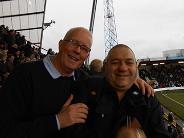 Meanwhile Brian took time to again welcome York legend Mariner Dave.