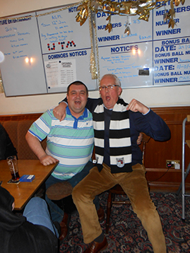 Braveheart Mark and Provisions Brian applaud the team performance.