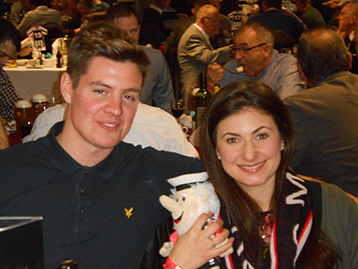 Mrs & Mrs Hills were barely able to contain their excitement.