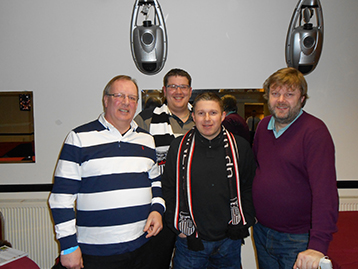 John West of Ulceby, Thomas Gough (the betrothed), Mike already well and truly betrothed and Purley exile Tony Cooper (not so betrothed)