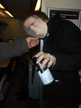 An embarrassed Gareth - incognito