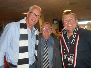 Brian and The Brick can hardly believe it when Mariners legend, Dave Bolyn likewise took time out to make them feel at home.