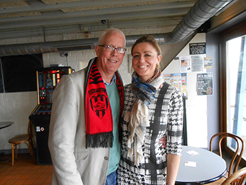 Rayah with Agony Aunt Brian, found great comfort in that his Willy's was on top form.