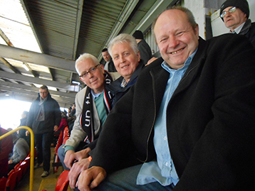 Agony Aunt Brian with brothers Mike and Steve.