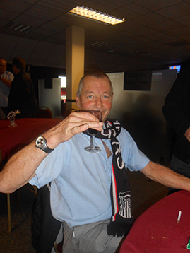 The Chairman deep in pre-match thought.