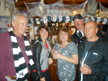 The President, Ami & Linda (Big fan of legend Kevin Drinkell) Superstud 69 & Geoff.