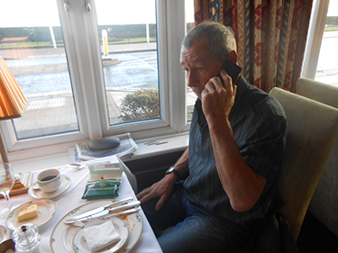 The Chairman checks in with the Pigeon.