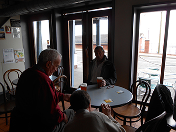 Even Bill, CEO @ Willys was in awe of the Histon Marniners Senior Officer.