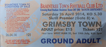 Braintree v GTFC Ticket