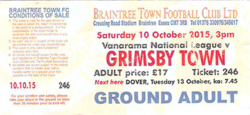 Braintree v GTFC Ticket