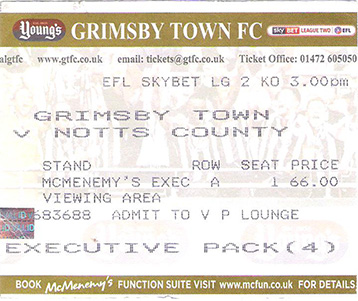 GTFC v Notts County Ticket