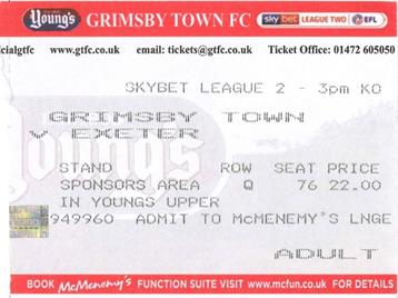 GTFC Ticket