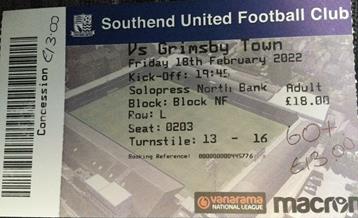 GTFC Ticket