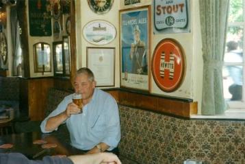 The inspirational ‘Lovely Dereck’ an early recruit ‘under
      the Hewitts sign’, toasts the future with a ‘grapefruit juice’.